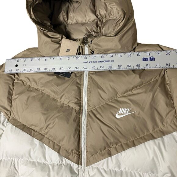 Nike Windrunner Puffer Jacket Mens XXL Tan Cream Storm-Fit Insulated FB8185-247 - Picture 7 of 16